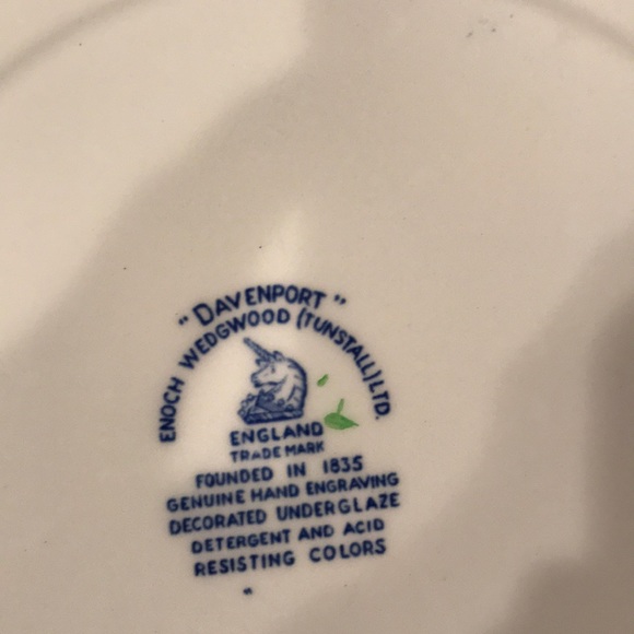 Davenport by Wedgewood platter - Picture 3 of 3